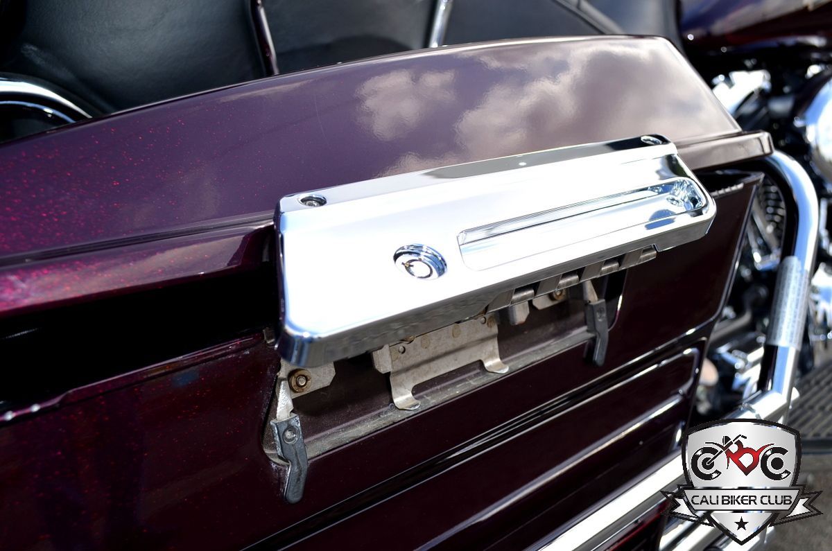 Chrome ABS SaddleBag Latch Covers FOR HarleyDavidson TOUR HD Glide